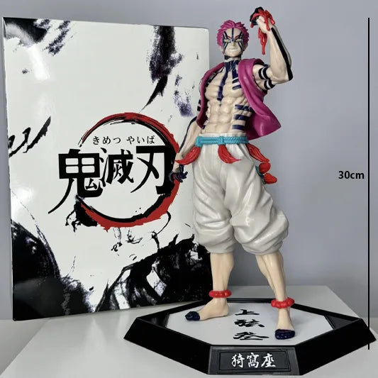 Demon Slayer Akaza Upper Rank Three Premium Collectible Figure - 30cm