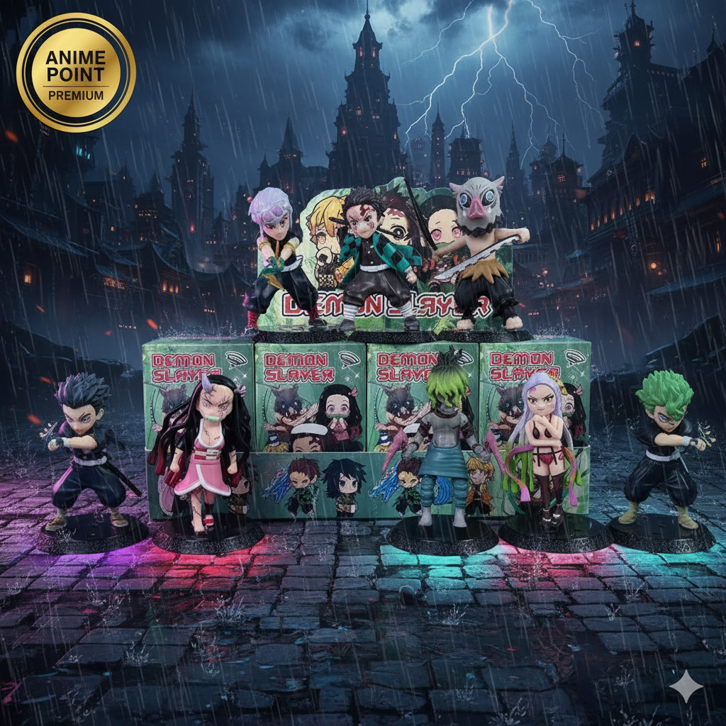 ⚔️ Demon Slayer Figure Set (Box Packed) | 10cm Each