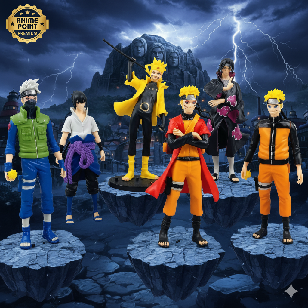 π₯ Naruto 6 Characters Action Figures (18cm) β βΉ350 Each (Depending on Availability)