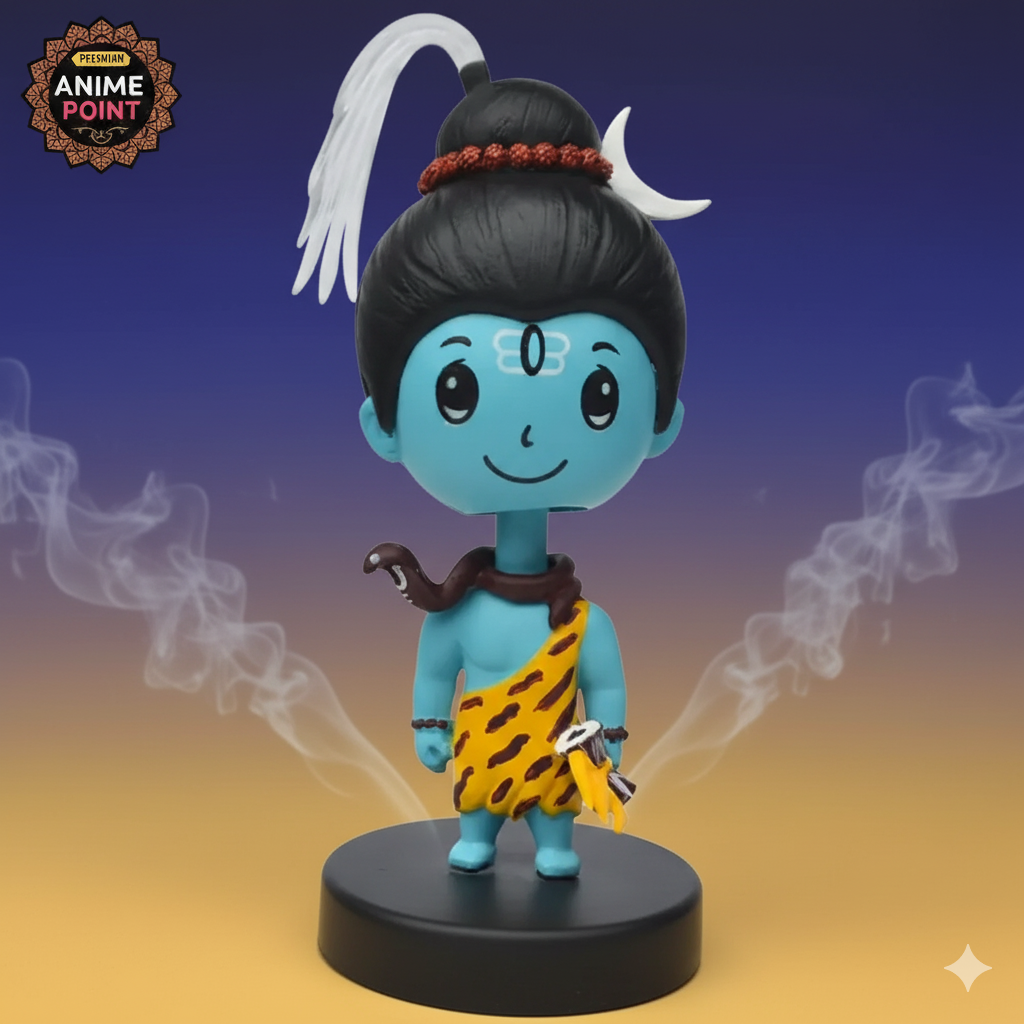 Shiv Ji Bobble Head โ Cute Dashboard / Table Figurine