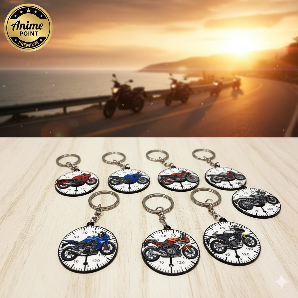 šļø Rotating Metal Bike Keychains (Designs as per Availability)