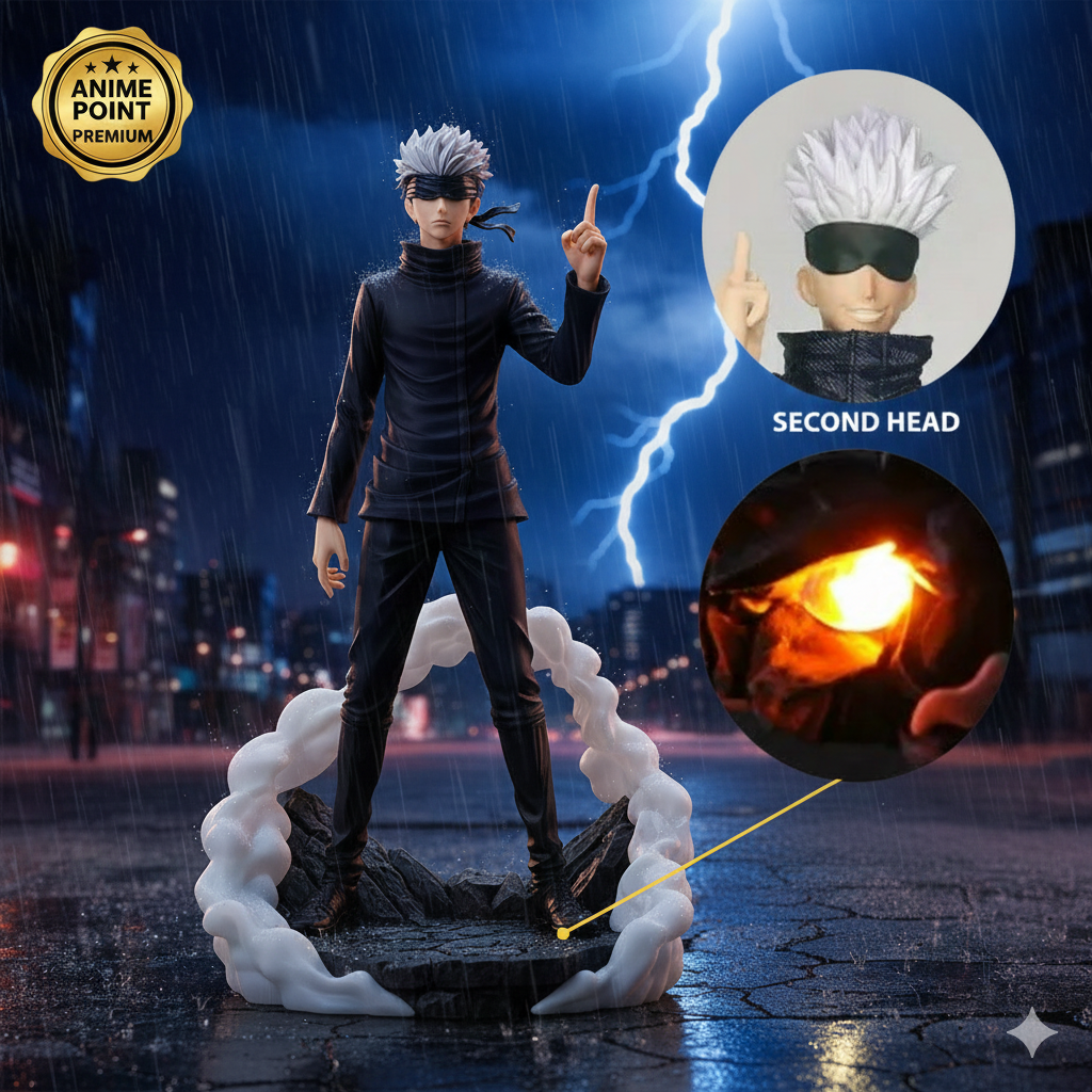 š„ GOJO SATORU Dual Head Premium Action Figure ā 42cm