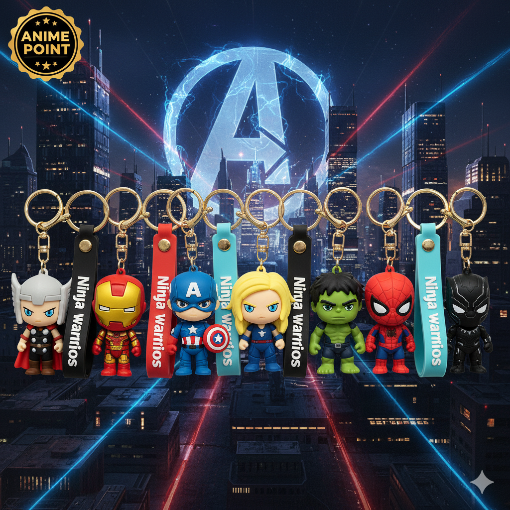 Avengers 8 Design 3D Keychain (Each ₹150)