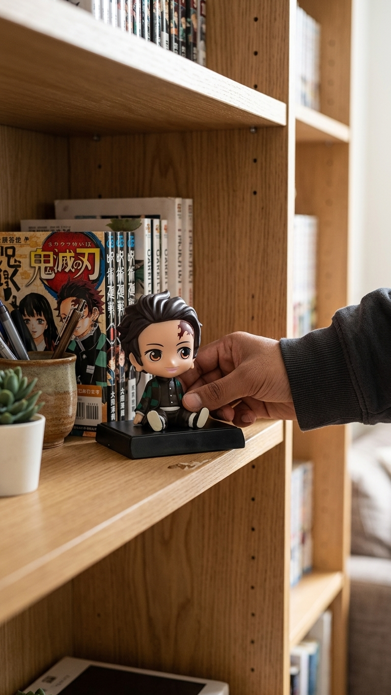 Demon Slayer: Tanjiro Kamado Chibi Bobblehead & Mobile Holder