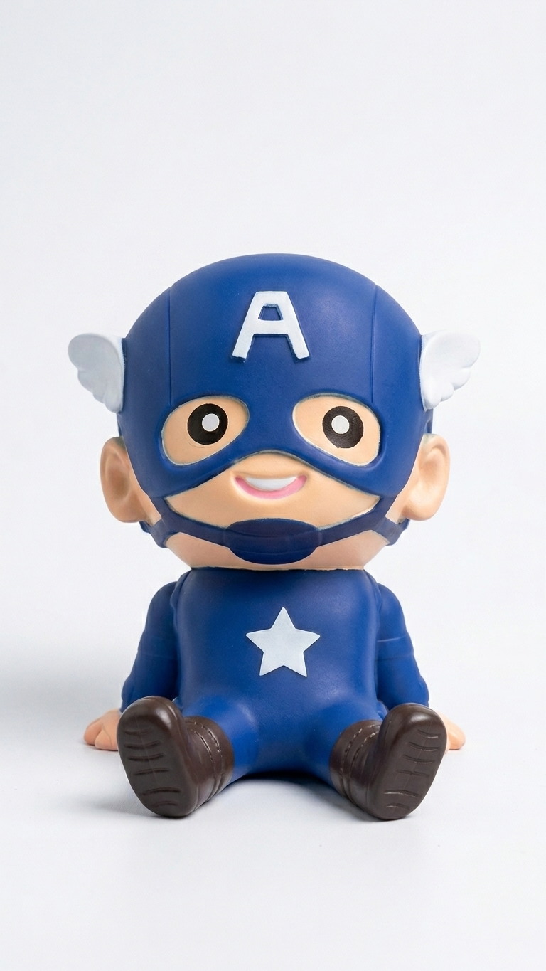 Marvel Avengers: Captain Amerrica Cute Chibi Mobile Holder & Desk Stand