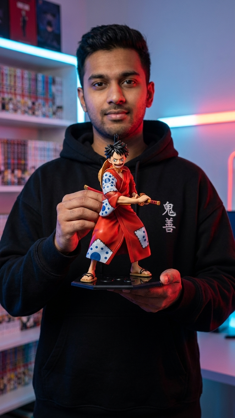 One Piece: Monkey D. Luffy "Luffytaro – Wano Country" Premium Action Figure (24cm)