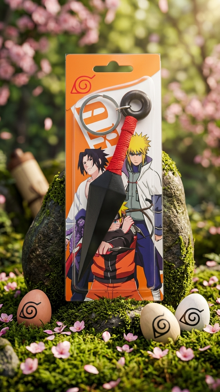 Naruto "Minato Namikaze" Flying Raijin Kunai Keychain - 15cm