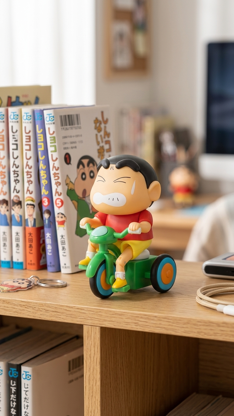 Crayon Shin-chan: Shinnosuke Nohara "Playground Sprint – Classic Outfit Tricycle Rush" Premium Action Figure (With Box)