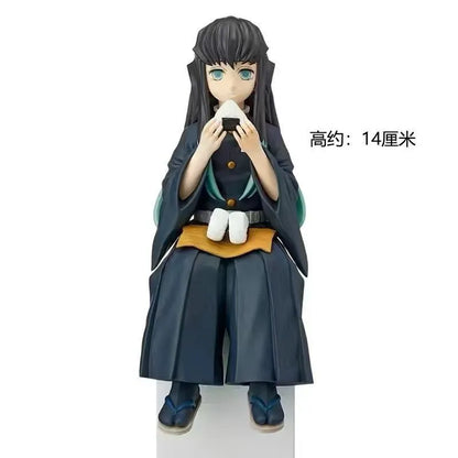 Demon Slayer Muichiro Tokito Mist Hashira Sitting "Noodle Stopper" Collectible Figure - 14cm