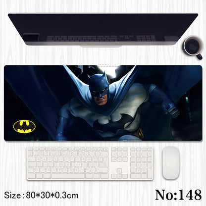 DC Comics Batman: "The Dark Knight – Gotham Skyline" Premium Gaming Desk Mat & Mouse Pad (80x30cm)
