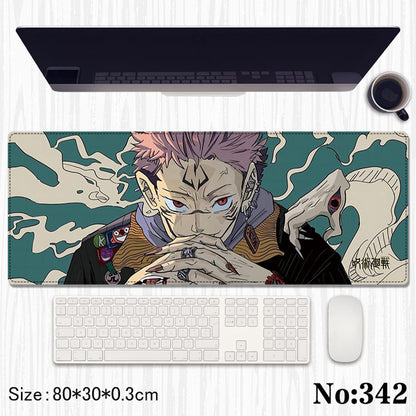 Jujutsu Kaisen: Ryomen Sukuna "King of Curses – Malevolent Throne" Premium Gaming Desk Mat & Mouse Pad (80x30cm)