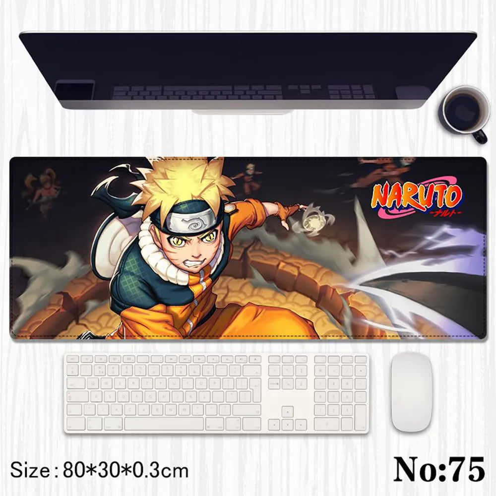 Naruto Shippuden: Naruto Uzumaki "Sage Mode Rasengan Battleground" Premium Gaming Desk Mat & Mouse Pad (80x30cm)