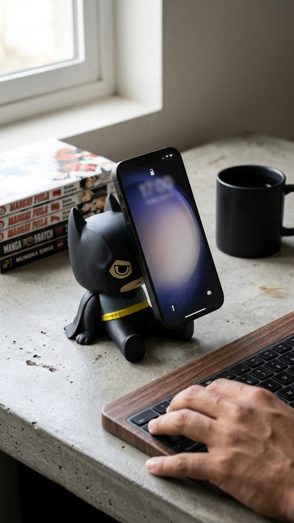 DC Commics: Battman Cute Chibi Mobile Holder & Desk Stand
