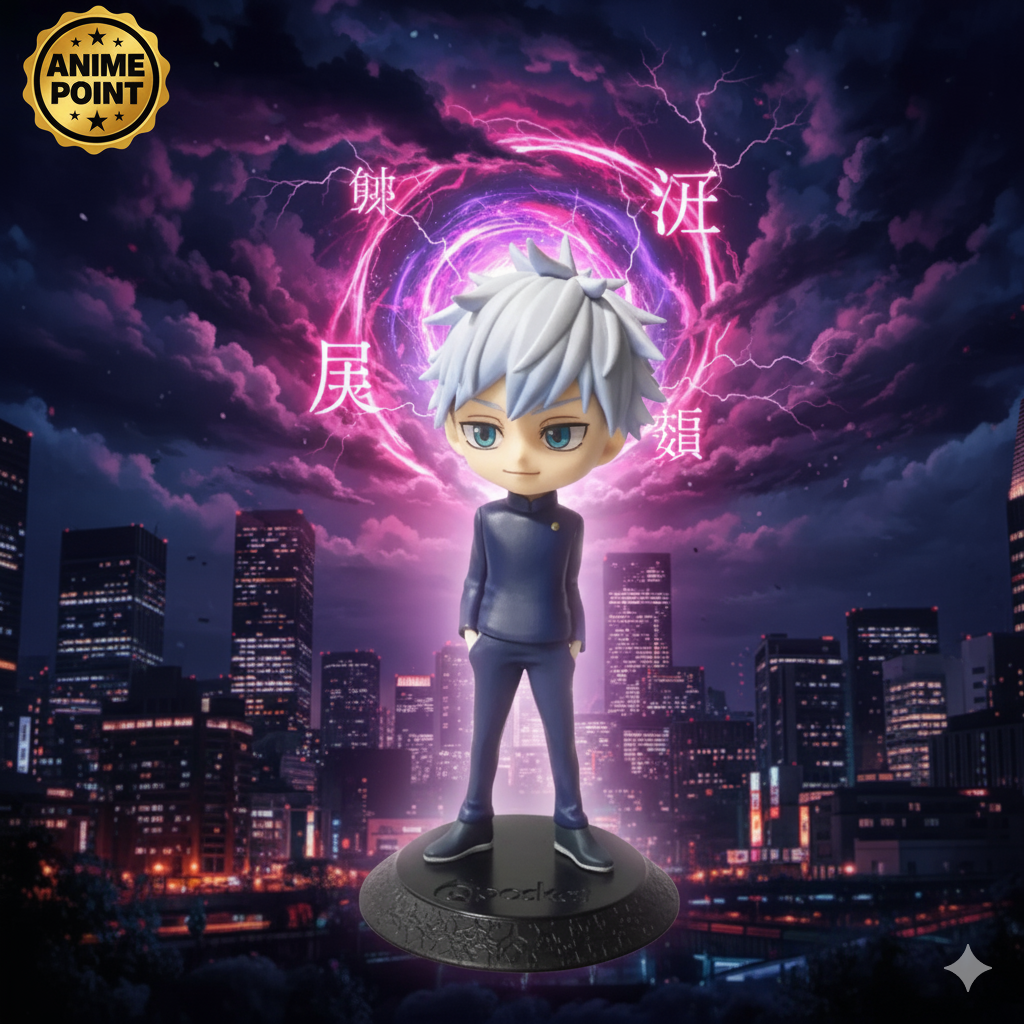 💙 Gojo Satoru Without Blindfold Q Posket Figure (14cm)