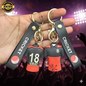 RCB Virat T-Shirt 3D Keychain – Set of 2 (Cricket Edition)