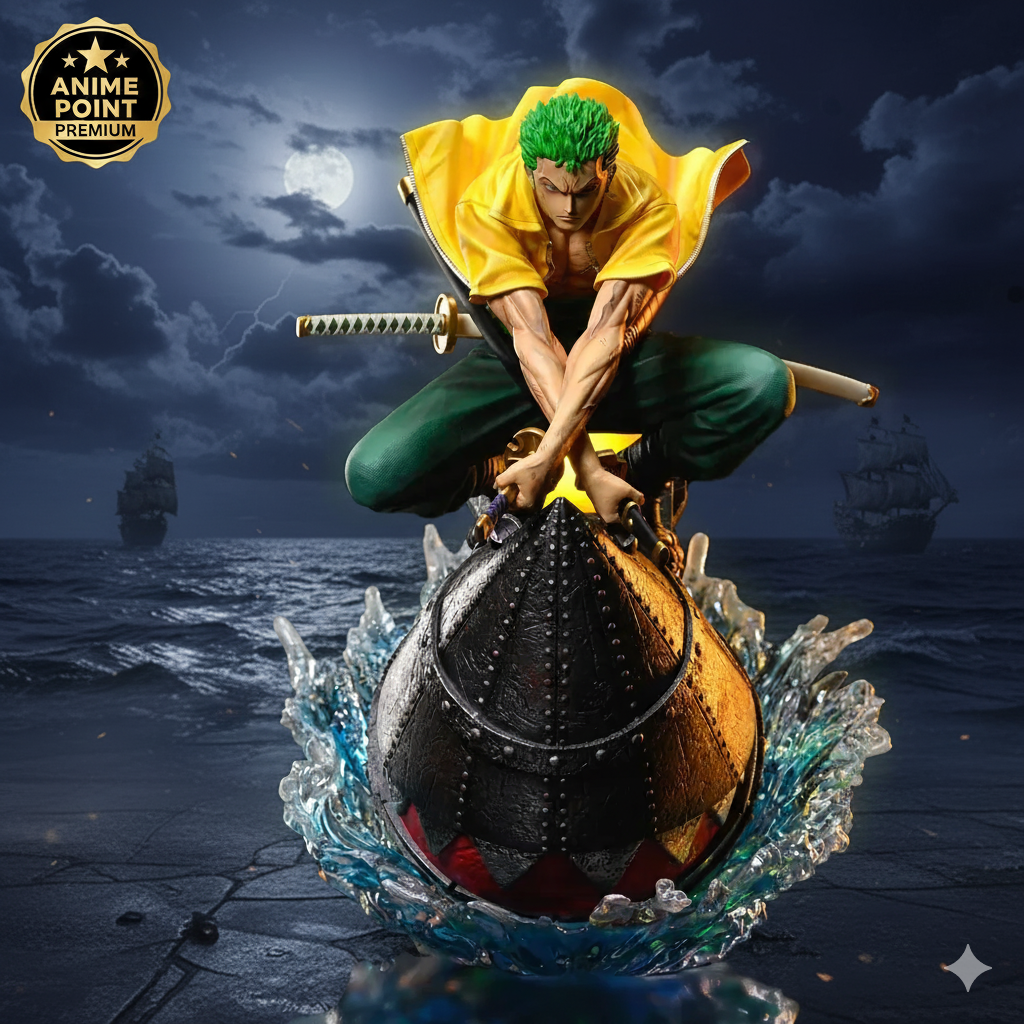 ⚔️ One Piece – Zoro On Ship 27cm High Detailed Action Figure (With Box)