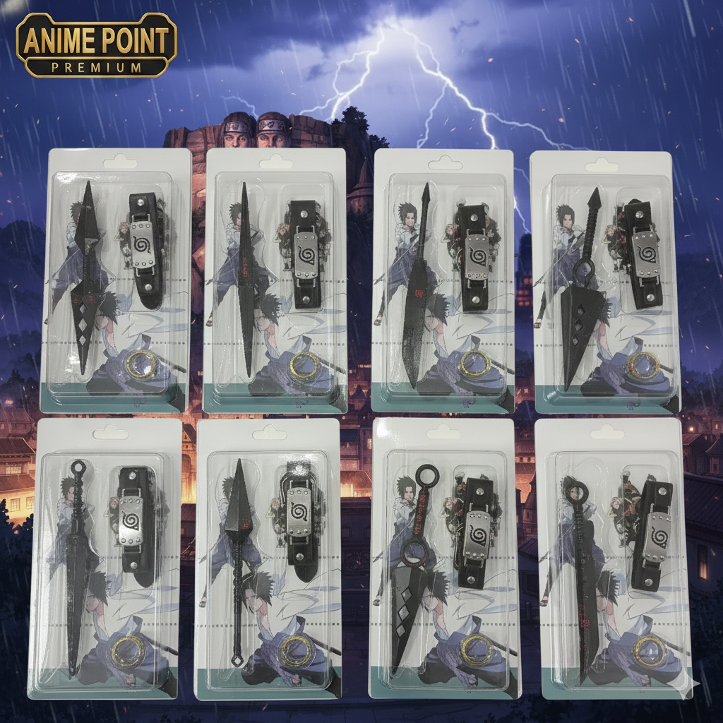 ⚔️ Naruto Kunai 15cm With Ring & Bracelet Combo Set