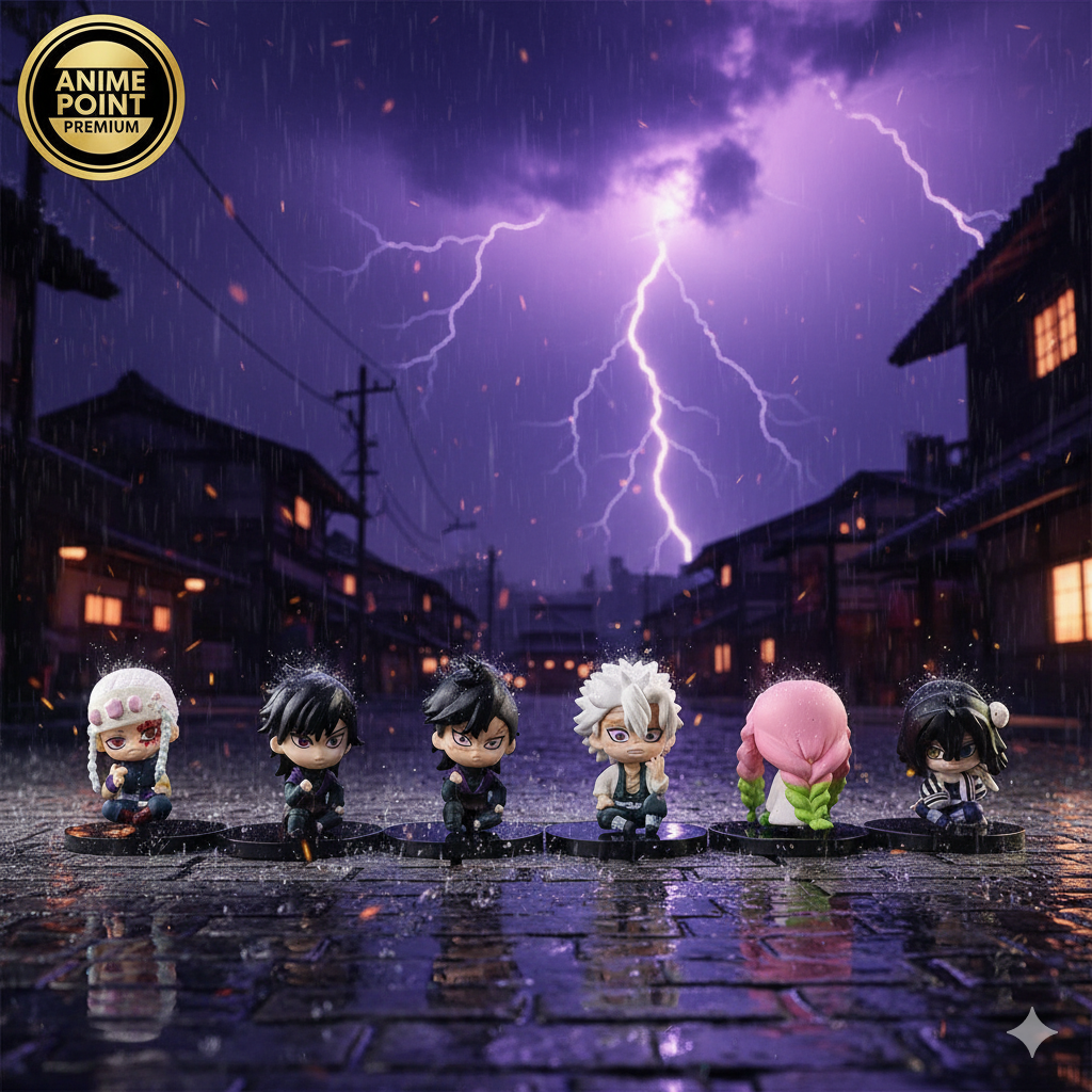 💀 Demon Slayer - B Sitting Miniature Figures | 5cm Each