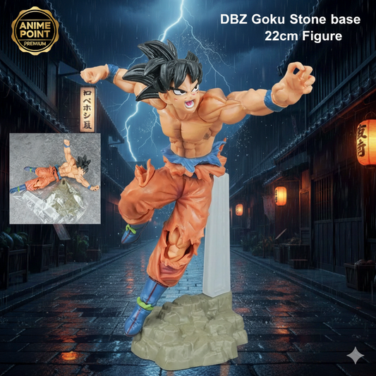 DBZ Goku Stone Base Action Figure – 22cm