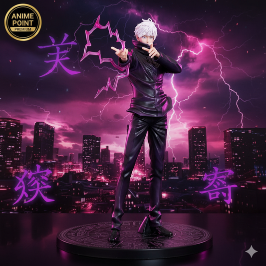 🌀 Jujutsu Kaisen – Gojo Satoru Purple Spell Standing Figure (31cm, Blister + Box)
