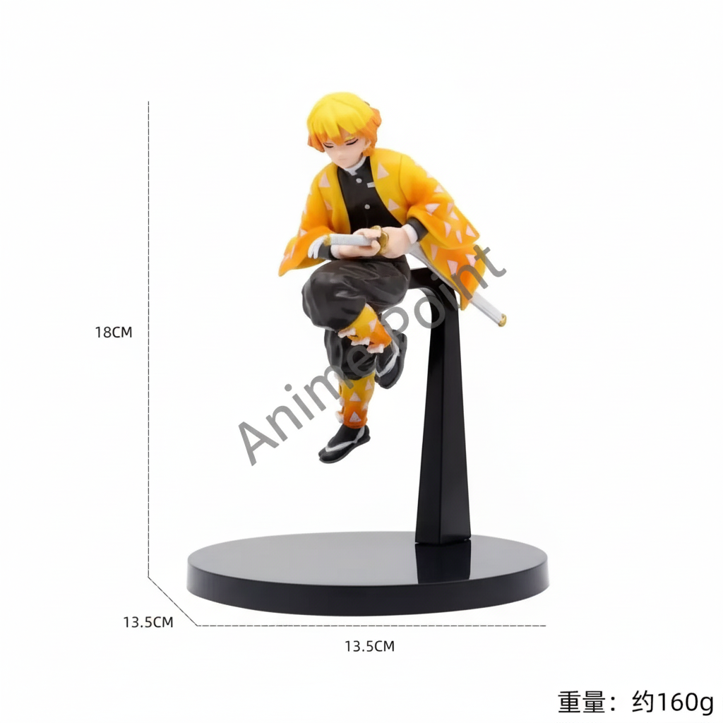 Demon Slayer Zenitsu Agatsuma "Lightning Breathing" Action Figure - 18cm