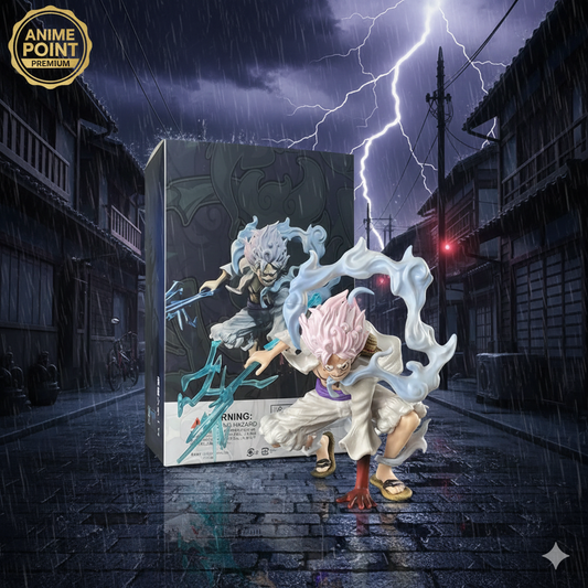 Luffy Gear 5 Crouching Pose Action Figure – 18cm (Blister + Box)