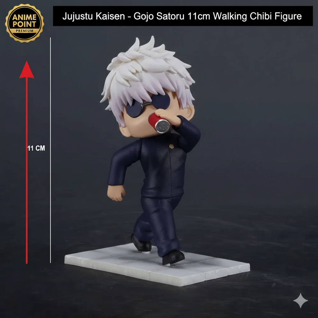 Gojo Satoru Walking Action Figure – 11cm | Jujutsu Kaisen
