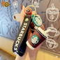 ☕ Starbucks Brown Glass 3D Keychain (Each ₹150)
