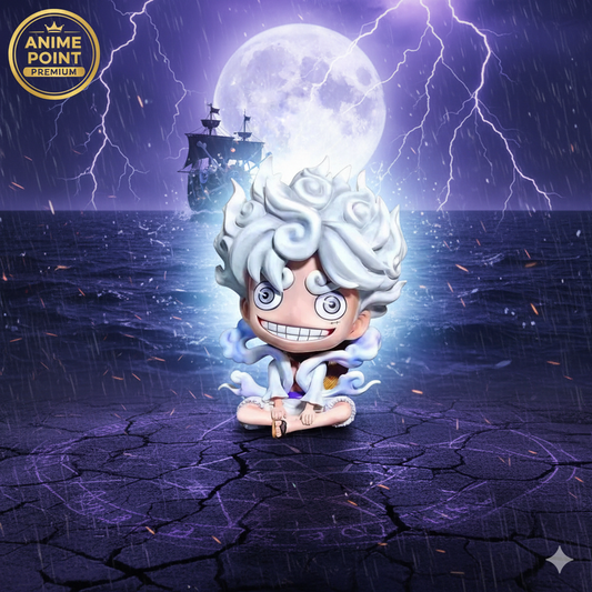 🌀 Luffy Gear 5 Mini Figure | One Piece Collection