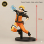 Naruto Uzumaki 18cm Action Figure | Rasengan Attack Pose | Naruto Shippuden Anime Collectible with Stand