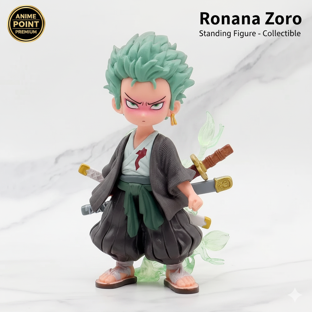 One Piece Roronoa Zoro Standing Figure – 15 cm Anime Collectible Display Model