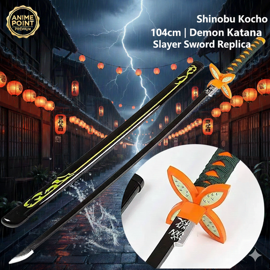 Shinobu Kocho Wooden Katana 104cm | Demon Slayer Sword Replica
