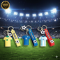 ⚽ Footballers Jersey 3D Keychain – 5 Designs (Each ₹150)
