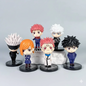 Jujutsu Kaisen Chibi Action Figure Set - 6 Pieces Collectible Collection