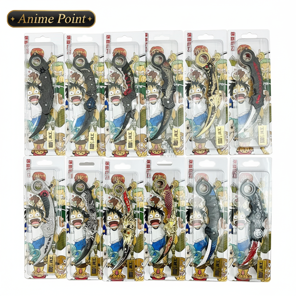 Anime Karambit Knife – 18cm Collectible (Sold Separately | Depends on Availability)