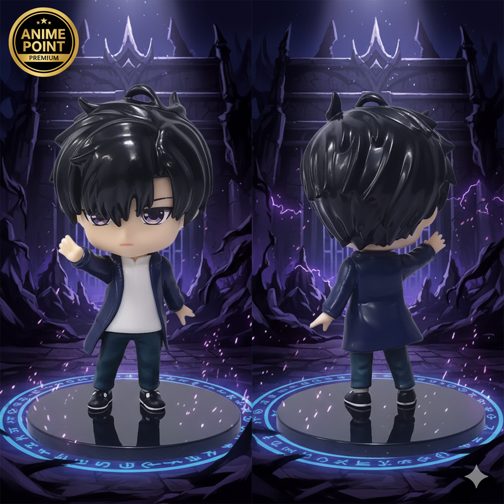 ⚔️ Solo Leveling – Sung Jin-Woo Big Head Figure 18cm