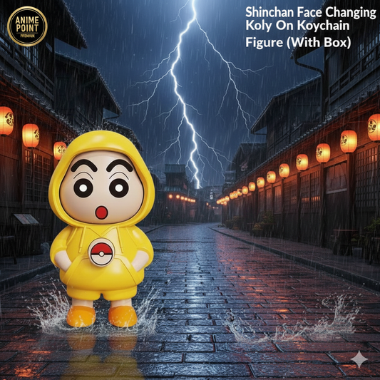 Shinchan Face Changing Keychain | Cute Expression Keyring