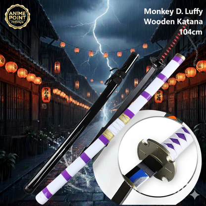 Monkey D. Luffy Wooden Katana 104cm | One Piece Anime Sword Replica
