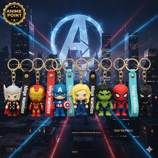 Avengers 8 Design 3D Keychain (Each ₹150)