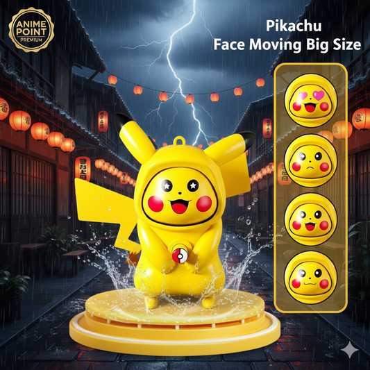 Pikachu Face Moving Big Size Figure | Expression Changing Toy