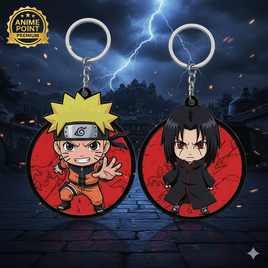 🌀 Naruto Metal Rotating Keychain (Designs as per Availability)