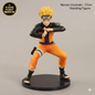 Naruto Uzumaki Half Standing Action Figure 17cm | Naruto Shippuden Anime Collectible with Display Base
