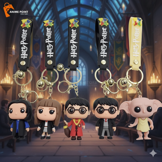 🪄 Harry Potter Pop Head Style 3D Keychain (Each ₹150)