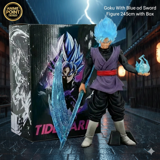 Goku With Blue Energy Sword Action Figure – 24.5cm (With Box)