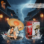 Luffy Sitting with Umbrella Action Figure – 13cm (Boxed)
