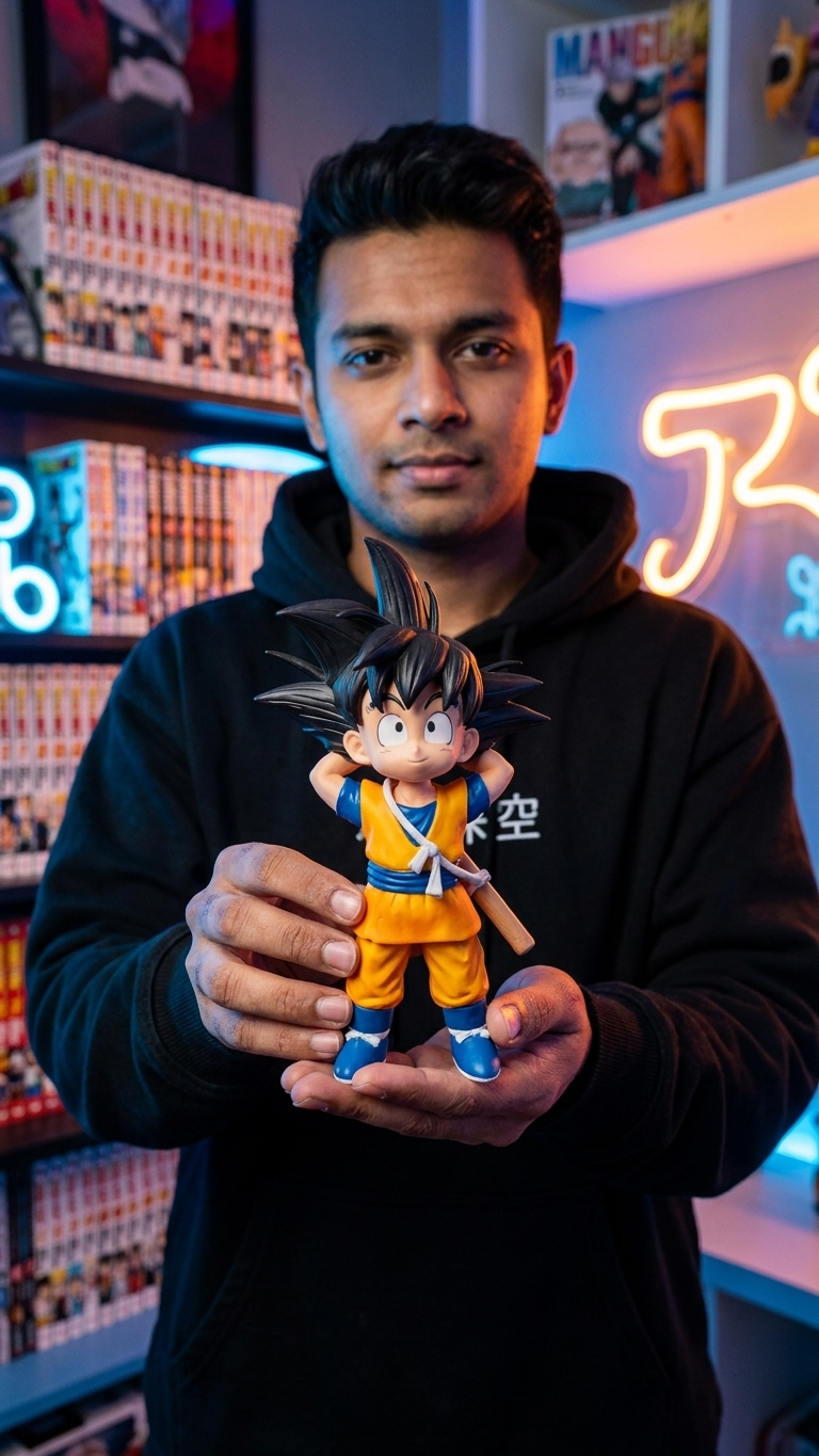 Dragon Ball: Kid Goku "Relaxed Journey" Standing Action Figure (16cm)