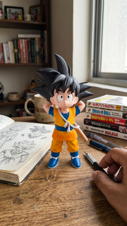 Dragon Ball: Kid Goku "Relaxed Journey" Standing Action Figure (16cm)