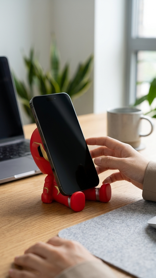 Marvel Avengers: Iron Man Cute Chibi Mobile Holder & Desk Stand