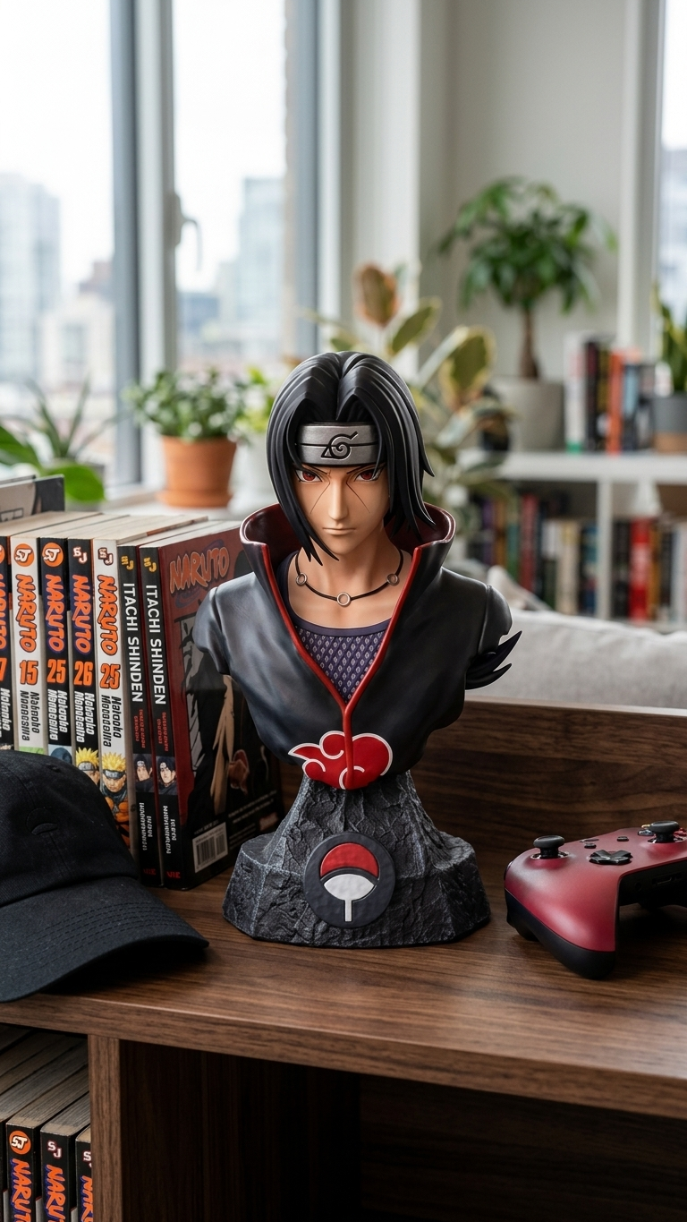 Naruto Shippuden: Itachi Uchiha "Akatsuki Cloak & Sharingan" Premium Collectible Bust (13cm)