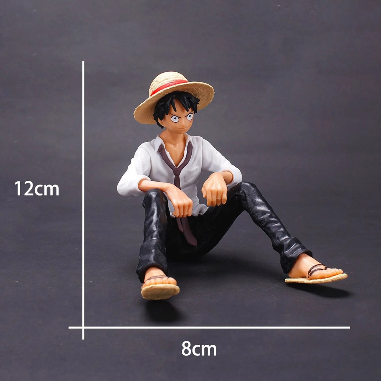One Piece Monkey D. Luffy "Gear 5" Sitting Collectible Figure – Sun God Nika Edition